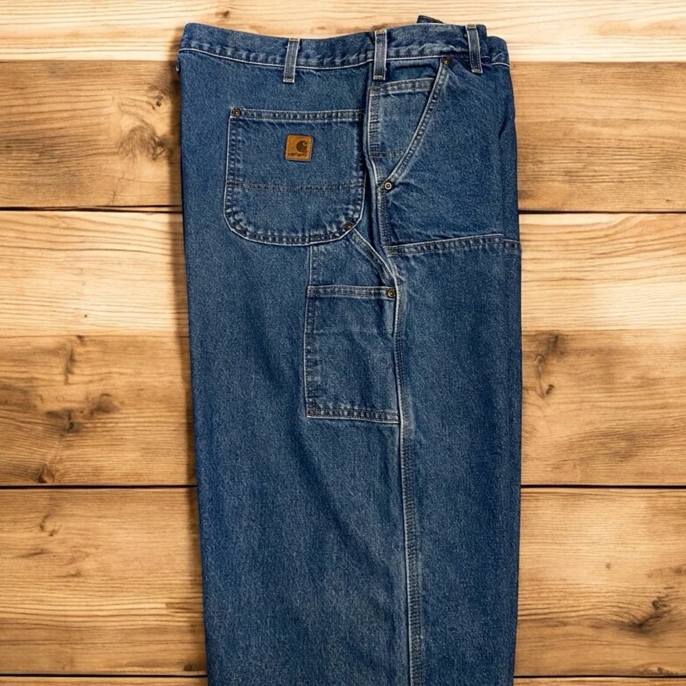 Vintage Carhartt B73 DST Dungaree Vintage Double Knee Logger Carpenter Jeans